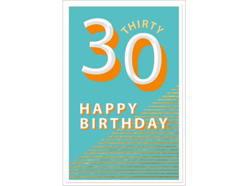 Picture of 30TH BIRTHDAY CARD